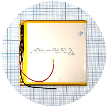 Акумулятор універсальний 35100100 108 х 104 х 3 мм 4000 mAh 3.7V