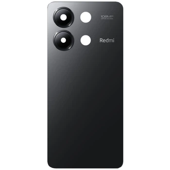 Задняя крышка для Xiaomi Redmi Note 13 4G черная, PRC + стекло камеры