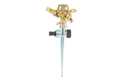 Дощувач пульсуючий Mastertool 1/2" x 16 м, металевий PRO, 3 режими (92-9330)
