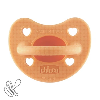 Пустушка Chicco PhysioForma Luxe, силікон, 2-6 міс., 1 шт., колір бежевий (73011.36.00)