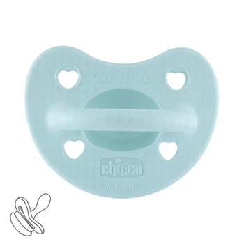 Пустушка Chicco PhysioForma Luxe, силікон, 2-6 міс., 1 шт., колір блакитний (73011.37.00)