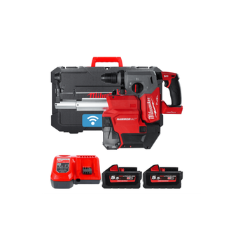 Перфоратор аккумуляторный бесщёточный SDS-PLUS MILWAUKEE M18 ONEFHXDEL-552C с системой пылеудаления