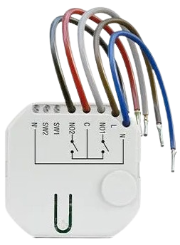 Контролер Satel Be wawe Smart CH Relay 230 V AC двоканальний ASW-210 ABAX2 (5905033336896)