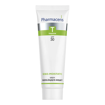 Крем Pharmaceris T Sebo-Moistatic - увлажняюще-успокаивающий крем для лица SPF 30, 50 мл