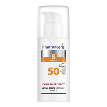 Pharmaceris S CAPILAR & SUN PROTECT - Крем для лица при куперозе и розацеа SPF 50+, 50 мл