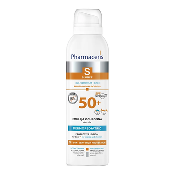 Pharmaceris S Dermopediatric - Солнцезащитная эмульсия-спрей для младенцев и детей SPF 50+, 150 мл