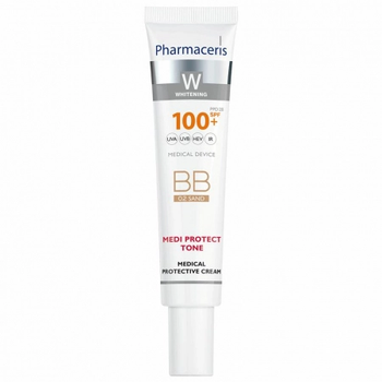 Pharmaceris W SPF 100+ BB крем тонуючий Sand 02 від пігментації та мелазми, 40 мл