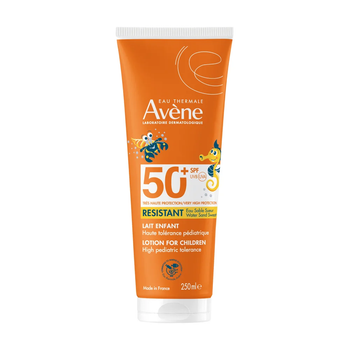 Avene Lait Enfant SPF 50+ - солнцезащитное молочко для детей, очень высокая защита, 250 мл