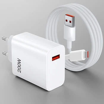 Универсальный сетевой адаптер АРТ 9919 USB с кабелем USB-C 200W зарядка для всех устройств