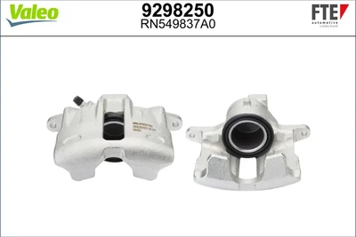 Гальмівний супорт передній лівий AUDI A4 B5 94-/A4 B6 00-/A4 B7 04- 9298250 FTE automotive (9298250)