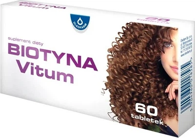 Біотин Oleofarm Vitum 60 таблеток (5904960018585)