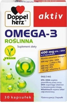 Риб'ячий жир Doppelherz aktiv Omega-3 Roslinna 30 капсул (4009932572537)