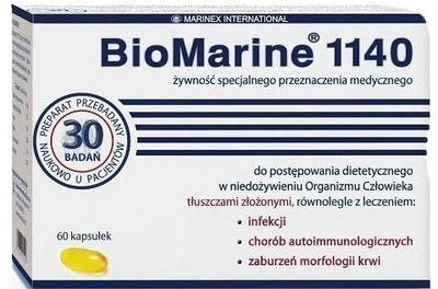 Риб'ячий жир Marinex BioMarine 1140 60 капсул (5903839934018)