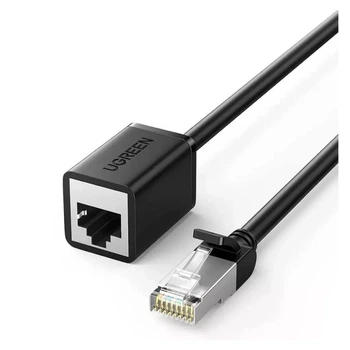 Патч-корд 0.5м F/UTP cat 6 RJ-45 extension black Ugreen (U_11278)