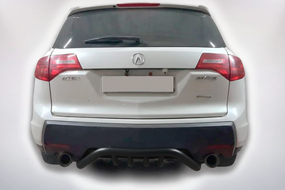 Задняя защита B1-47 Черная (нержавейка) для Acura MDX 2007-2013 гг
