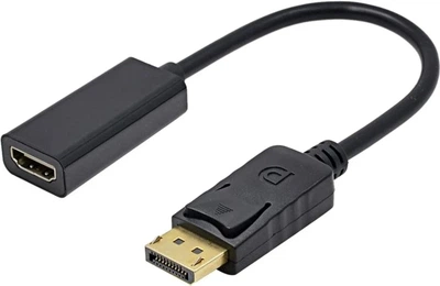 Адаптер STLab DisplayPort Male – HDMI Female, 1080P черный (U-996)