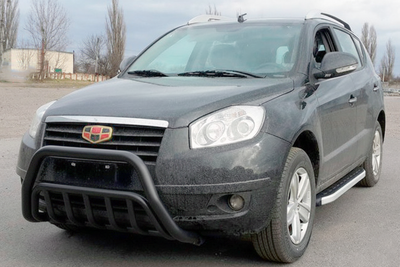 Кенгурятник WT002 Black (нерж.) для Geely Emgrand X7 2011- гг