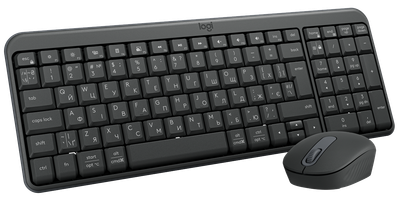 IT набір Logitech MK250 Wireless Combo Графітовий UKR (7136787)