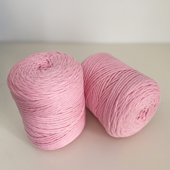 Шпагат для макраме YarnArt twisted 4мм 500г рожевий (№762)