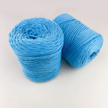 Шпагат для макраме YarnArt twisted 4мм 500г яскраво-блакитний (№763)