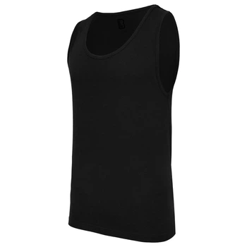 Тактическая майка, футболка без рукавов армейская 100% хлопка Brandit Tank Top черная M