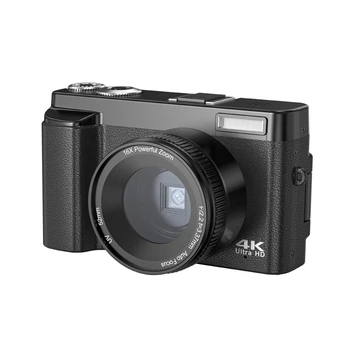 Цифрова камера DC101 4K з поворотним екраном 3.0" 180°, автофокус, 16x зум, vlog, селфі, компактна