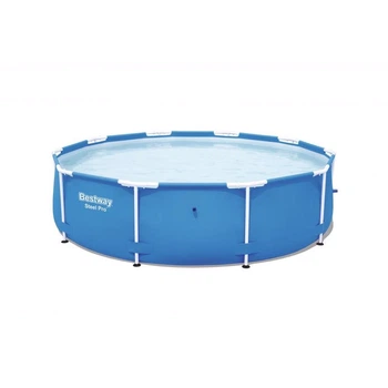 Круглий каркасний басейн Bestway 56677 (305х76 см) Steel Pro