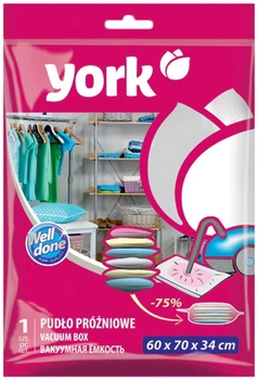 Чохол для зберігання York вакуумний 60х70х34 см (093070)