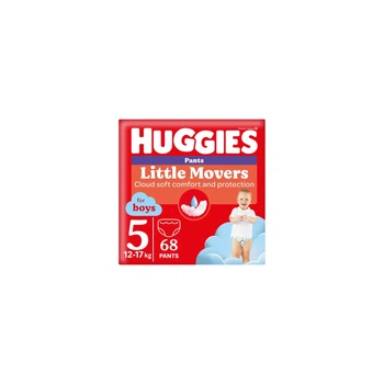 Підгузки Huggies Little Movers/Pants 5 (12-17 кг) Box для хлопчиків 68 шт (5029053564128)