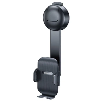 Автодержатель для телефона Baseus PrimeTrip Car Mount C0013C01, держатель на панель/лобовое стекло с регулируемой ножкой, черный