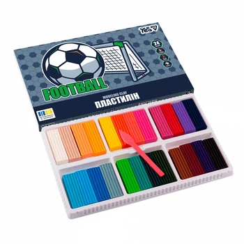 Пластилін Yes, 24 кол., 480г Football, 540716