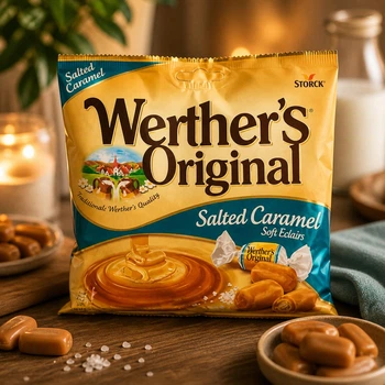 Конфеты Salted Caramel Eclair Werther's Original 180 гр