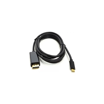 Кабель мультимедійний USB Type-C 3.1 Thunderbolt 3 (M) to DisplayPort (M) 1.8m 4K PowerPlant (CA911844)