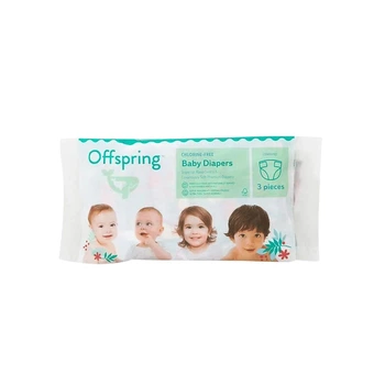 Підгузки Offspring розмір S, 3-6 кг, 3 шт. (DP-OI-FTT-S3P)