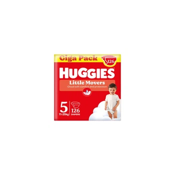 Підгузки Huggies Little Movers 5 (11-25 кг) M-pack, 126 шт (5029053583419)
