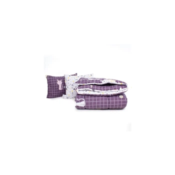 Ковдра MirSon Набір Tencel Зима №3069 Color Fun Line Whales (ковдра + 2 подушки середні) 200х220+2х50х70 (2200004847962)