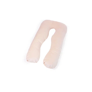 Подушка MirSon для вагітних і відпочинку Velvet Line №8019 U-подібна Cream (2200006178514)