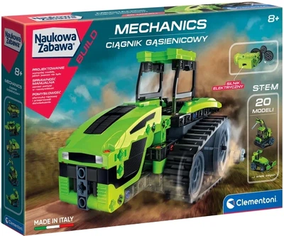 Конструктор Clementoni Mechanics Гусеничний трактор 200+ деталей (8005125506897)