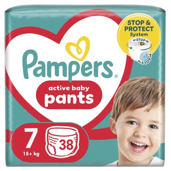 Підгузок Pampers трусики Pants Giant Plus Розмір 7 (17+ кг) 38 шт. (8006540069387)