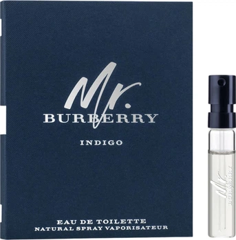 Пробник Туалетна вода для чоловіків Burberry Mr. Burberry Indigo 1.5 мл (3614229840209/5045551730384)