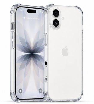 Протиударний чохол для iPhone 17 IPAKY Crystal Series з бортиками Прозорий