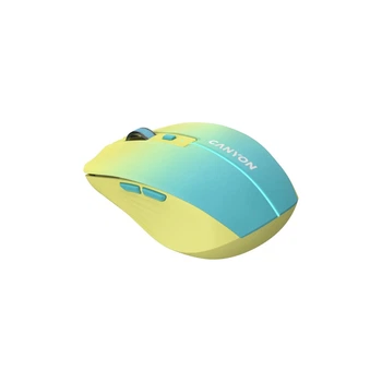 Мишка Canyon MW-44 LED Rechargeable Wireless/Bluetooth Yellow Blue (CNS-CMSW44UA)