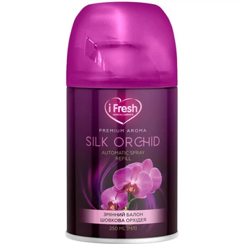 Змінний балон для освіжувача повітря iFresh 250 мл premium aroma silk orchid (24)
