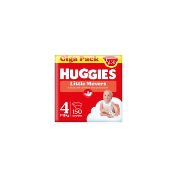 Підгузки Huggies Little Movers 4 (7-18 кг) M-pack, 150 шт (5029053583402)