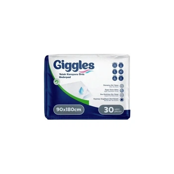 Пелюшки для малюків Giggles 90х180 см 30 шт (8680131206308)
