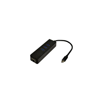 Перехідник Dynamode USB 3.1 Type-C - RJ45 Gigabit Lan, 3*USB 3.0 (USB3.1-TypeC-RJ45-HUB3)