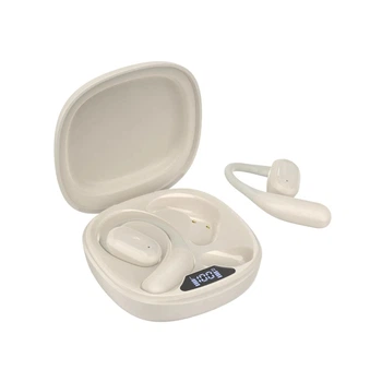 Навушники Choetech Open-ear з LED дисплеєм Beige (BH-T25-SK)