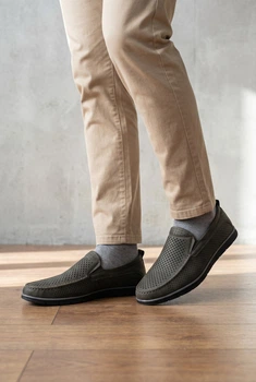Мокасины мужские Where Uwear зеленые 350989_43 (28 см)