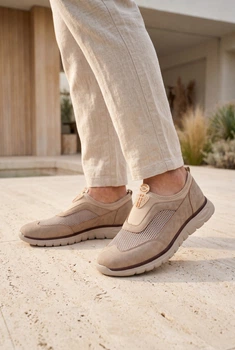 Сліпони чоловічі Where Uwear бежеві 350983_45 (29 см)