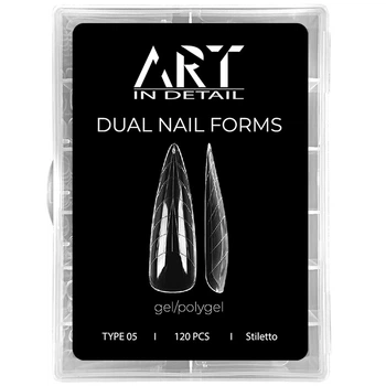 Багаторазові верхні форми ART Dual Nail Forms Type 05
